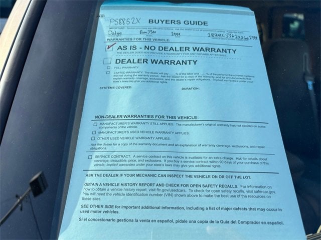 1999 Dodge Ram 3500 Base