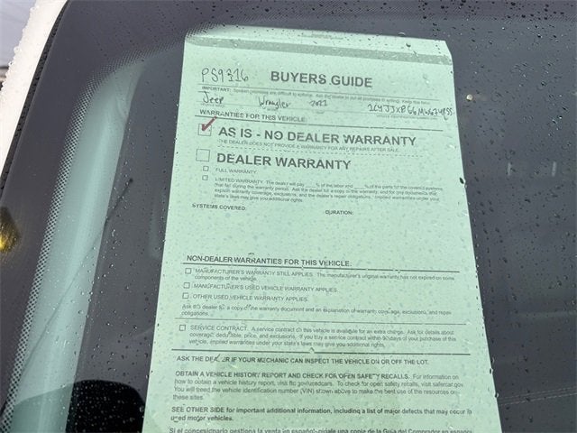 2021 Jeep Wrangler 4xe Unlimited Sahara High Altitude