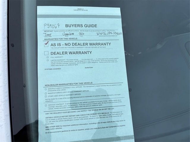 2020 Jeep Cherokee Latitude