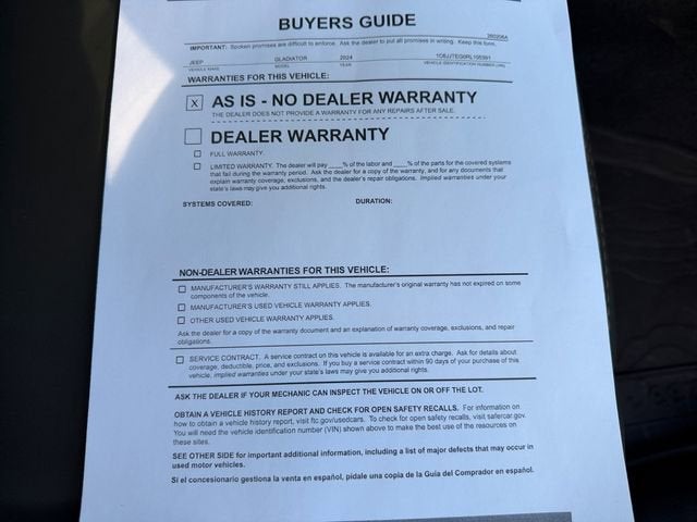 2024 Jeep Gladiator Mojave X