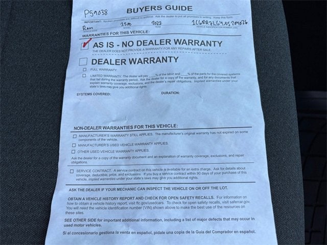 2022 RAM 1500 Classic Warlock