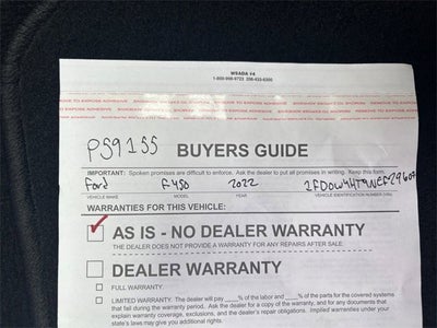 2022 Ford Super Duty F-450 DRW XLT
