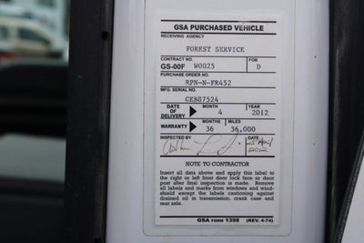 2012 Ford Super Duty F-250 SRW XL