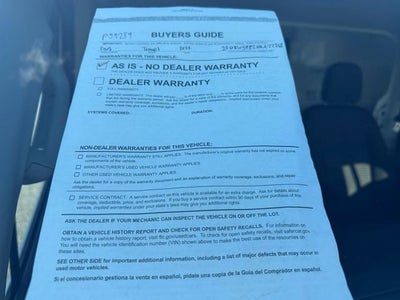 2022 Ford Transit Cutaway Base