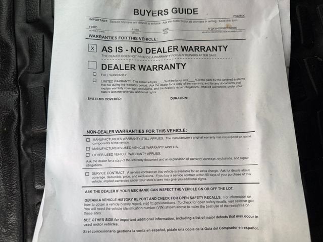 2008 Ford Super Duty F-450 DRW XL
