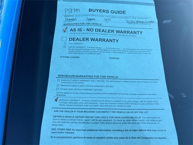 2023 Chevrolet Camaro 2SS