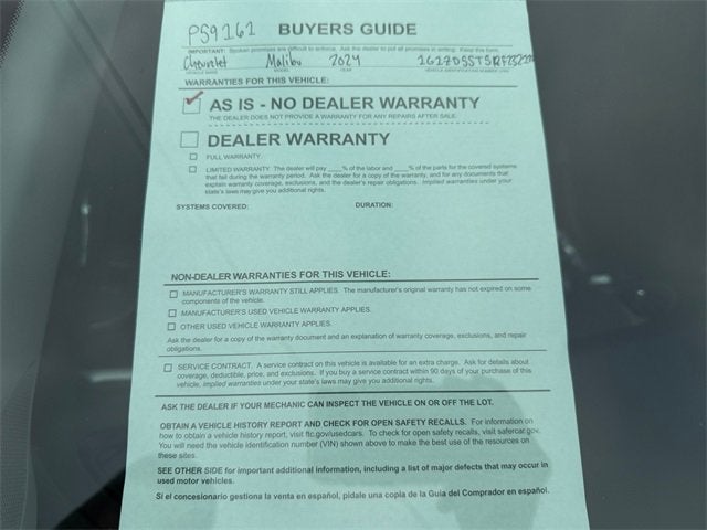 2024 Chevrolet Malibu 1LT