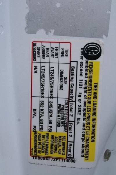 2023 Chevrolet Express Cutaway 3500 1WT