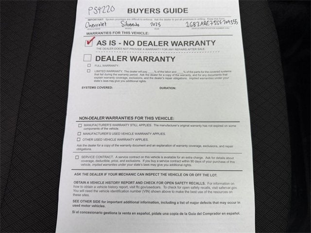 2025 Chevrolet Silverado 3500 HD Chassis Cab Work Truck