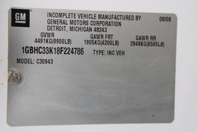 2008 Chevrolet Silverado 3500 HD SRW Work Truck