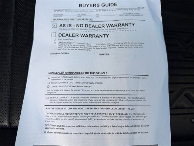 2023 Chevrolet Colorado Z71