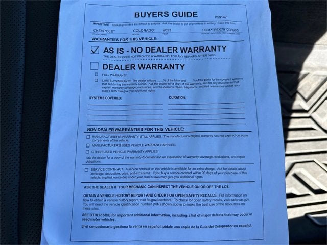 2023 Chevrolet Colorado ZR2