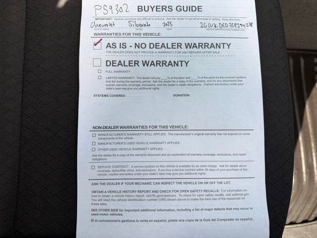 2025 Chevrolet Silverado 1500 LT