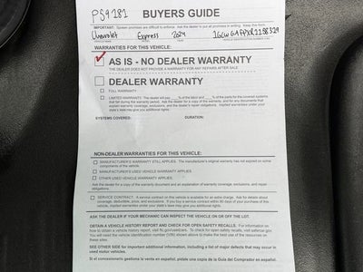 2024 Chevrolet Express Cargo 2500 WT