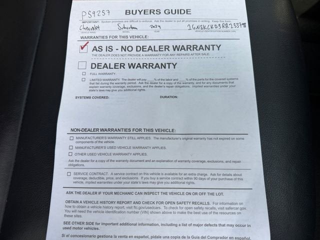 2024 Chevrolet Suburban LT