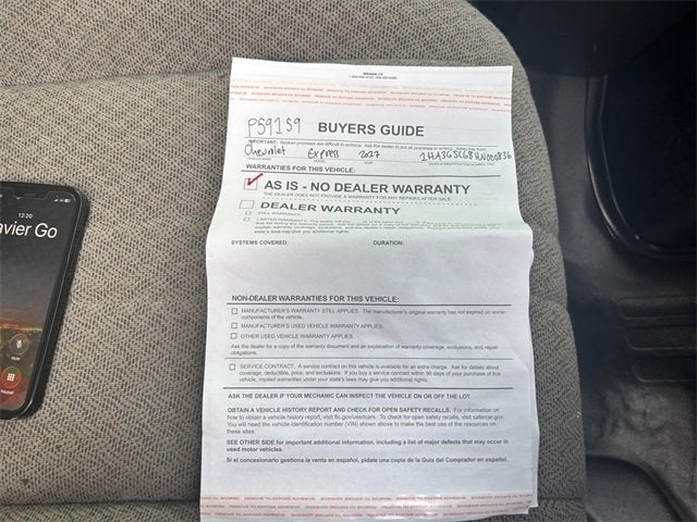 2017 Chevrolet Express Cutaway 3500 Base