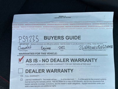 2022 Chevrolet Equinox RS