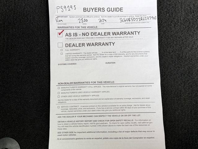 2024 RAM 2500 Big Horn