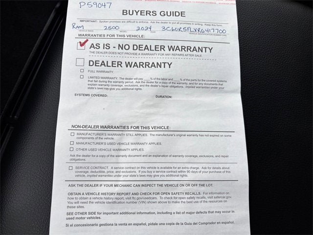 2024 RAM 2500 Laramie