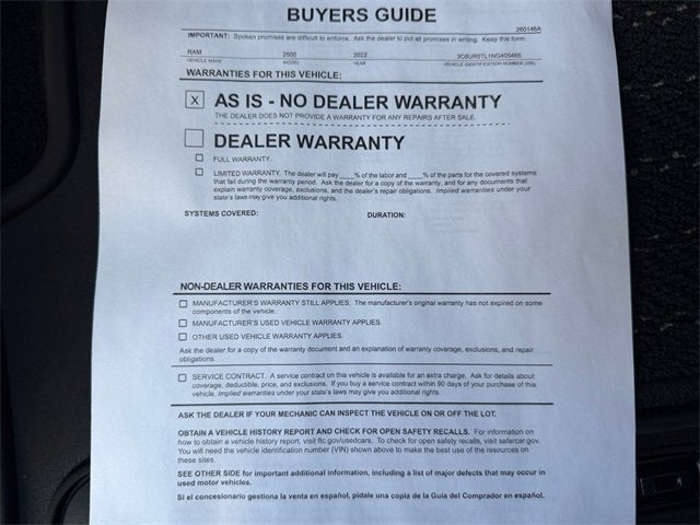 2022 RAM 2500 Limited