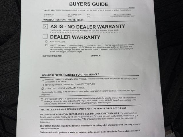 2021 Chevrolet Silverado 1500 LT Trail Boss