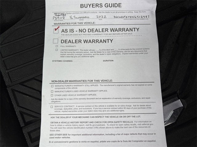 2022 Chevrolet Silverado 1500 LT Trail Boss