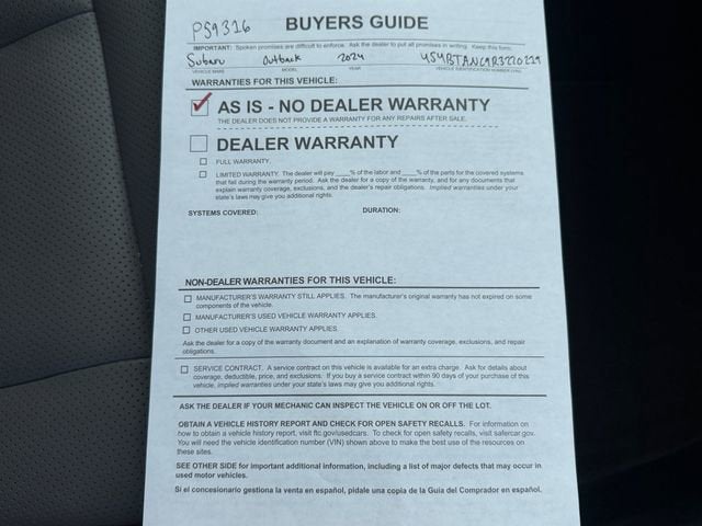 2024 Subaru Outback Limited