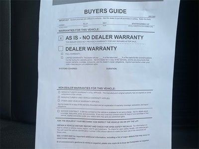 2021 Honda Pilot Special Edition