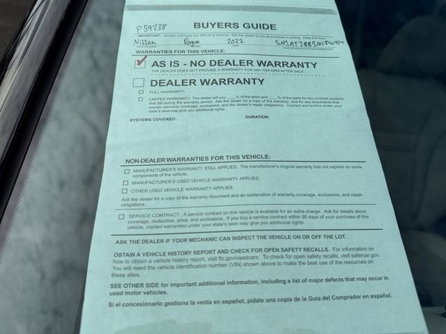 2021 Nissan Rogue SV