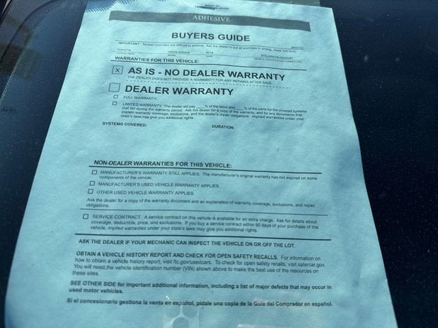 2018 Toyota Highlander XLE