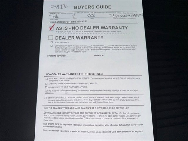 2022 Tesla Model Y Performance