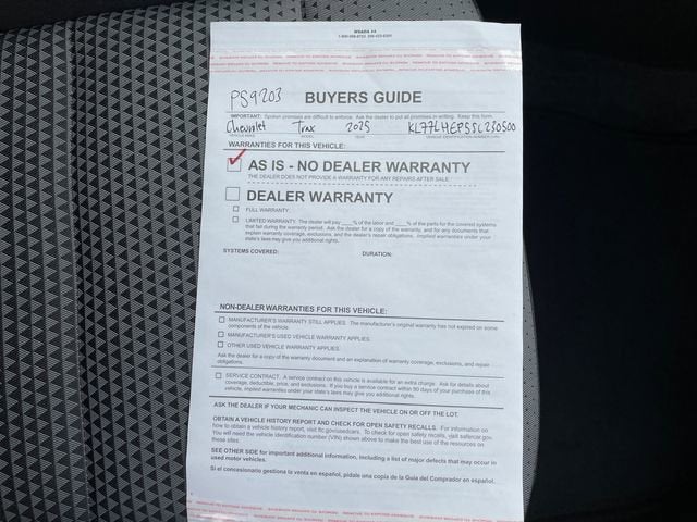 2025 Chevrolet Trax LT