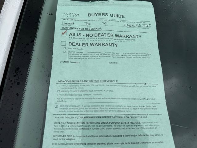 2025 Chevrolet Trax LT