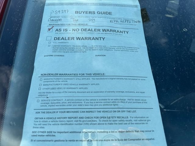 2025 Chevrolet Trax LT