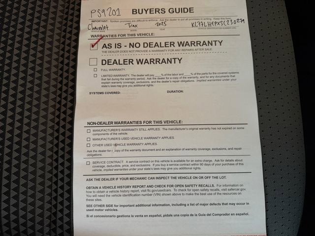 2025 Chevrolet Trax LT