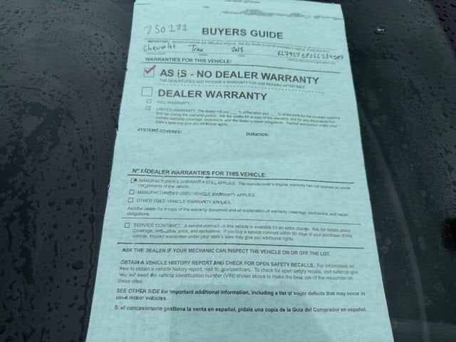 2025 Chevrolet Trax 2RS