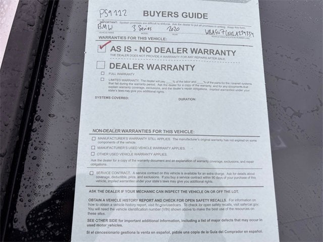 2020 BMW 3 Series M340i