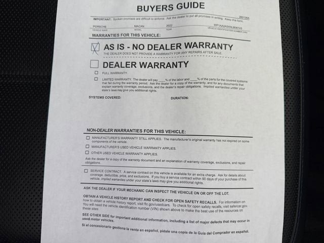 2022 Porsche Macan Base